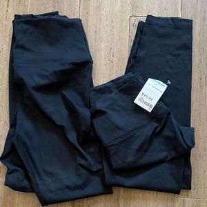 Beyond Yoga Black Leggings SET OF TWO